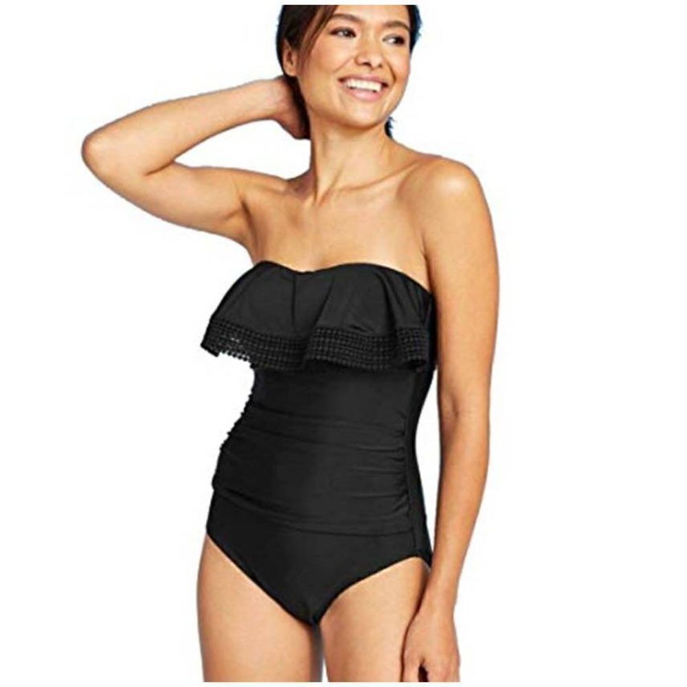 Kona Sol XL black one piece swimsuit